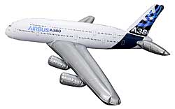 Airbus A380 zum aufblasen mit 140cm Spannweite