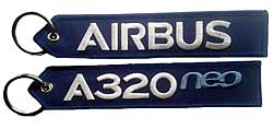 A320neo Airbus blau